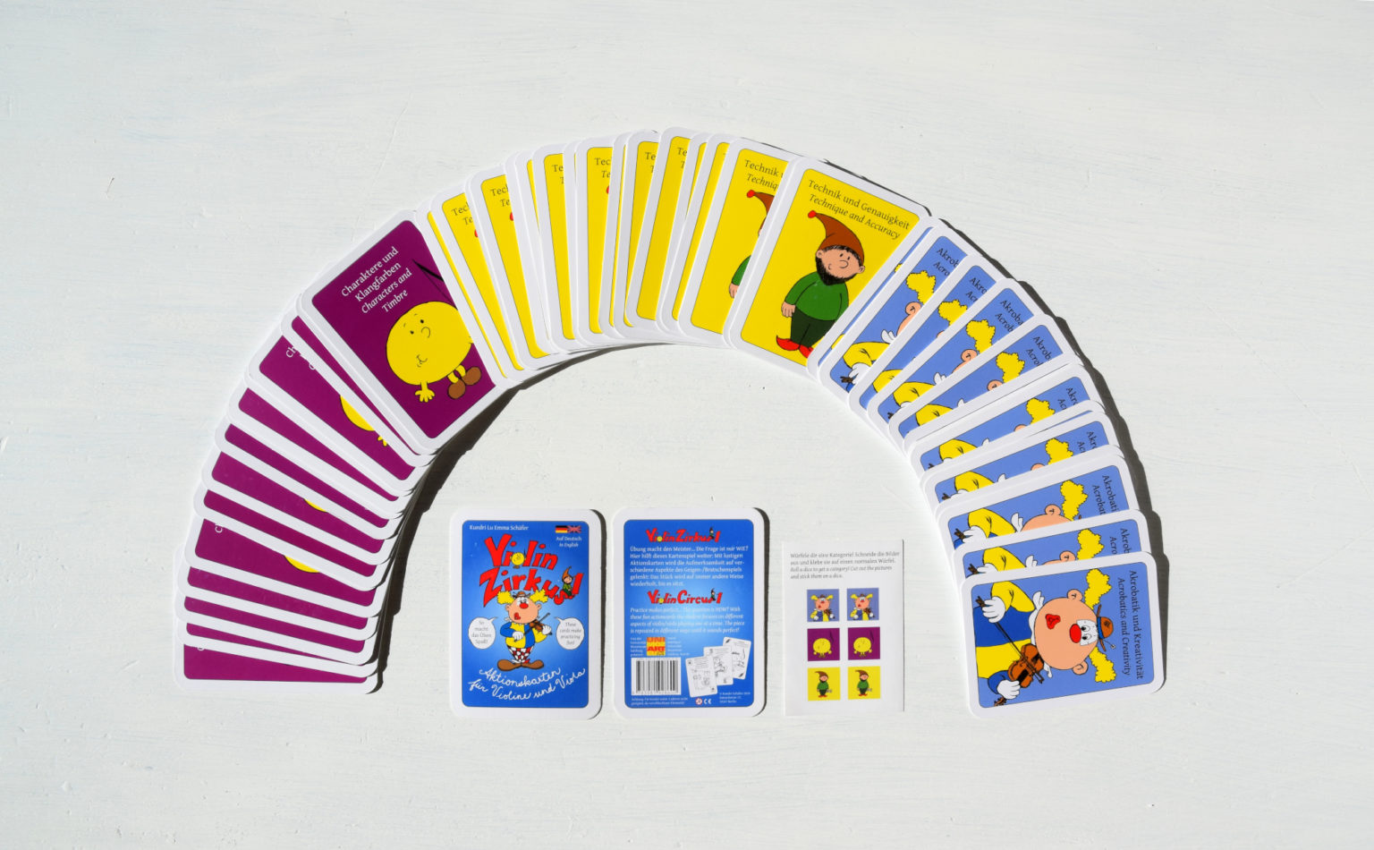 ViolinZirkus Kartenspiel